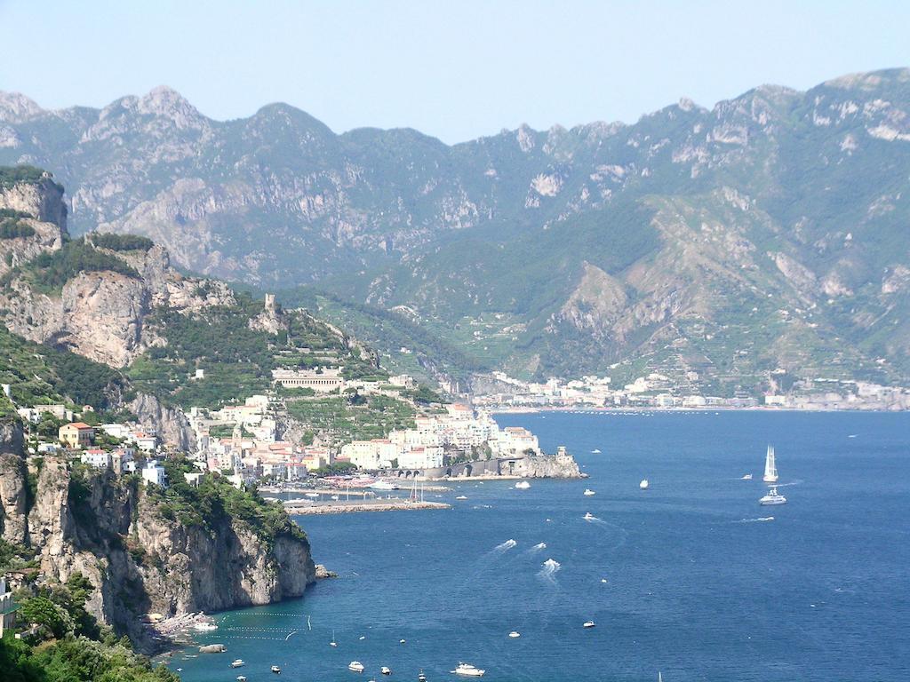 Amalfi 51 Con Vista Mare, Giardino E Terrazze Βίλα Conca dei Marini Δωμάτιο φωτογραφία