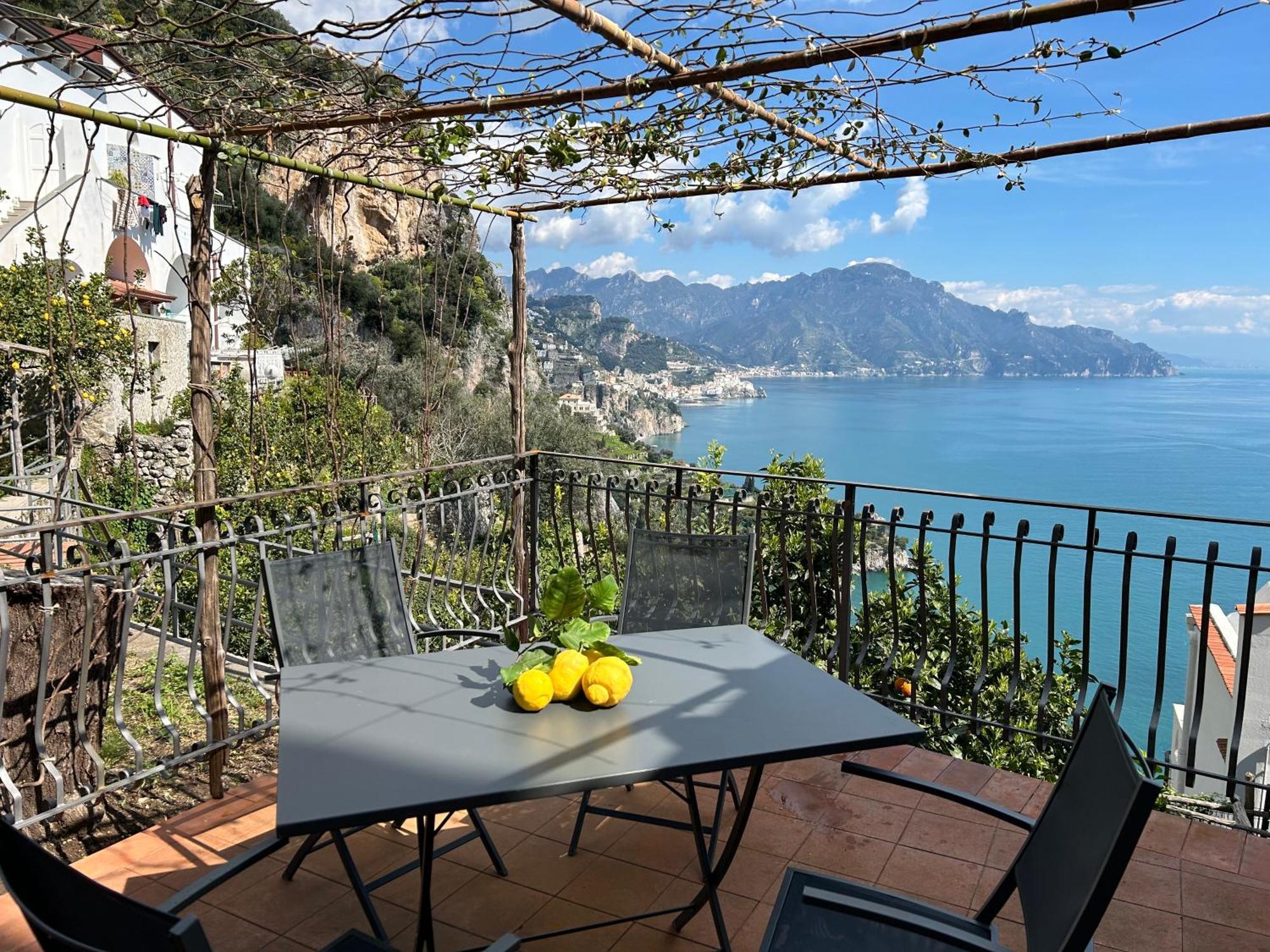 Amalfi 51 Con Vista Mare, Giardino E Terrazze Βίλα Conca dei Marini Εξωτερικό φωτογραφία