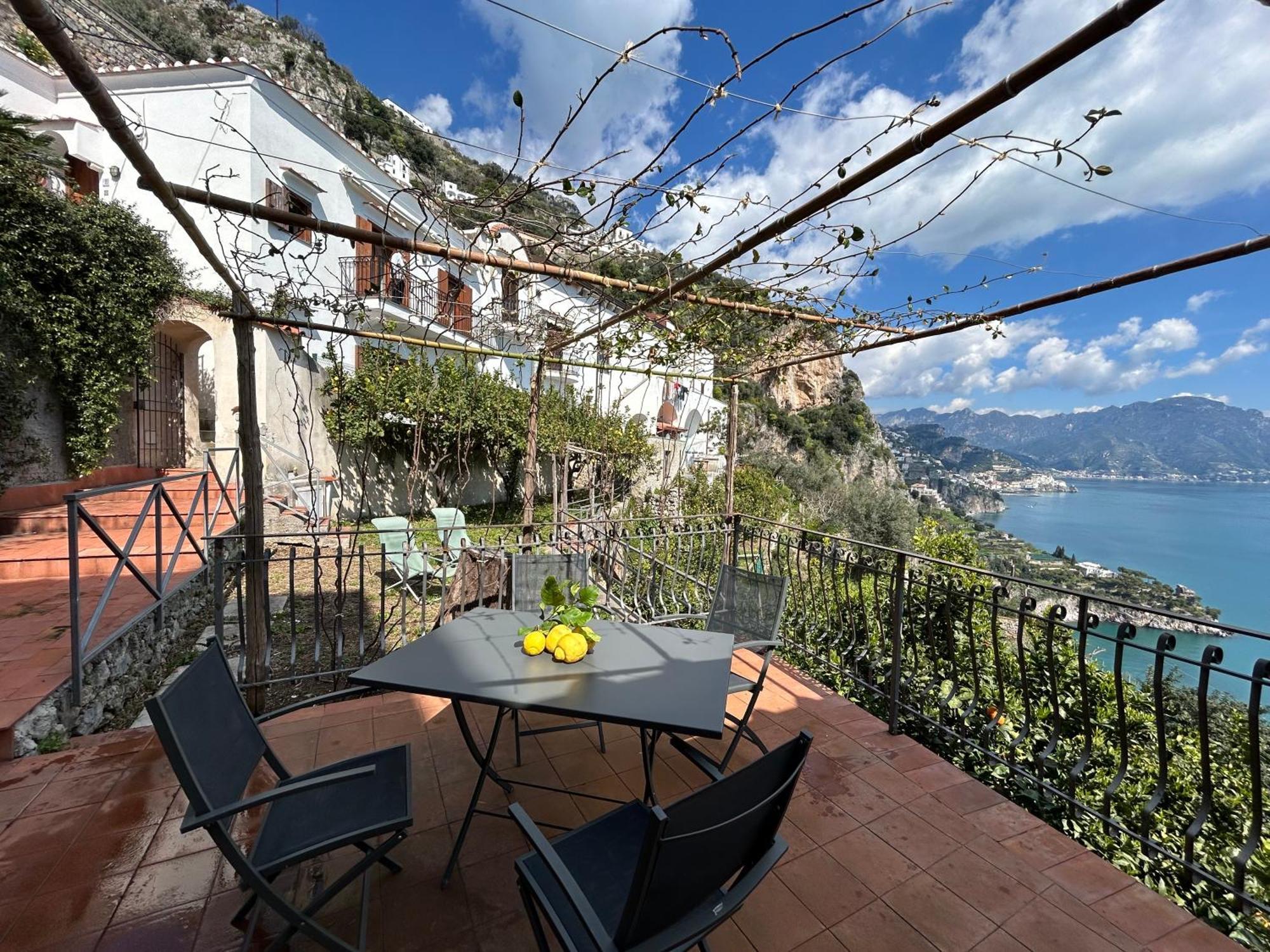 Amalfi 51 Con Vista Mare, Giardino E Terrazze Βίλα Conca dei Marini Εξωτερικό φωτογραφία