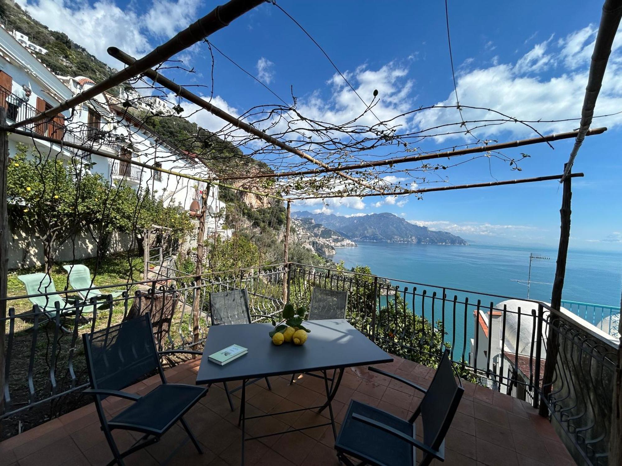 Amalfi 51 Con Vista Mare, Giardino E Terrazze Βίλα Conca dei Marini Εξωτερικό φωτογραφία
